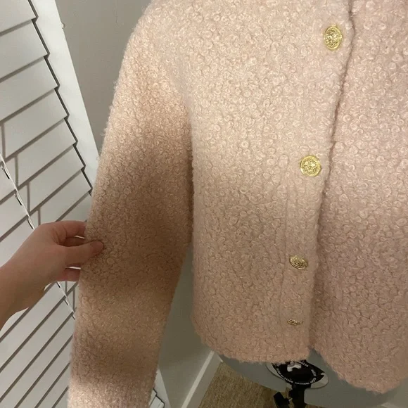 H&M Soft Pink Teddy Jacket - Picture 6 of 7